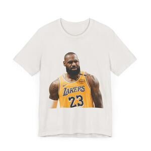Funny Lebron James Shirt Basketball Fan Tee Sports Graphic Top Unisex Jersey